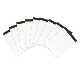 LANDRE Pack of 10 Notepads, without Cover Sheet, 60 g/m², 50 Sheets, Various sizes A6