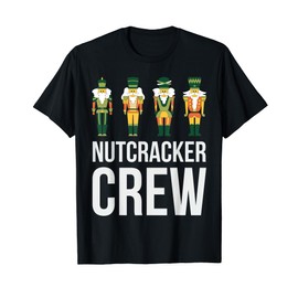 Nutcracker Crew Family Matching Xmas Boys Men Santa T-Shirt