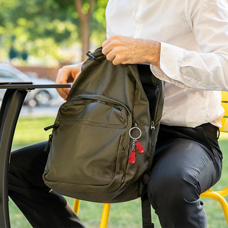 3 Pieces Boxing Glove Keychains, Creative Keychains, Sports Element Keychains,