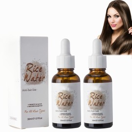 Rice Water Hair Oil, Rice Water Hair Growth, Fermented Rice Water Serum, Improves Dry Hair, Gently Moisturises Hair Growth, Nourishes Hair Oil, 30 ml Serum3 (6)