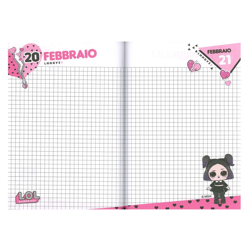 Giochi Preziosi LOL 19 School Diary 10 Months Standard Format