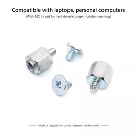 Nivithi M.2 SSD Screws Kit,M2 Motherboard Screws,SSD Mounting Screws,13 PCS Computer Screws,with Screwdriver and M.2 Spacer,M2 Screws Suitable for ASUS MSI Gigabyte NGFF Motherboard