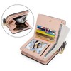 UTO Wallet for Girls Leather Vegan Small Wallet Cat Pendant