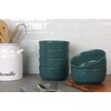 Double Line 6.25"/24 oz Cereal Bowl, Set of 6, Emerald