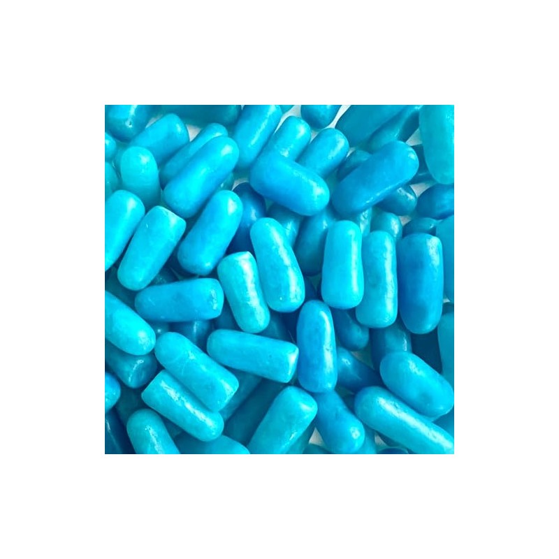 Sour Blue Raspberry Chewy Candy, Gluten Free