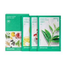 Innisfree Energy Mask Special Set of 20 Sheets / 이니스프리 에너지 마스크 스페셜 세트 20매