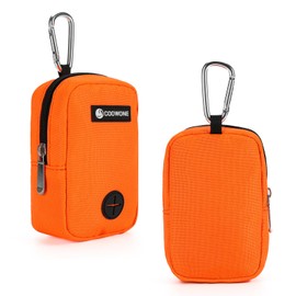 COOWONE Small Dog Treat Bag, Portable Dog Treat Bag for Leash with Clip, Puppy Training Bags Built in Poop Bag Dispenser, Pocket Sized Dog Treats Pouch, Doggie Snack Rewards Bag, Dog Treat Carrier