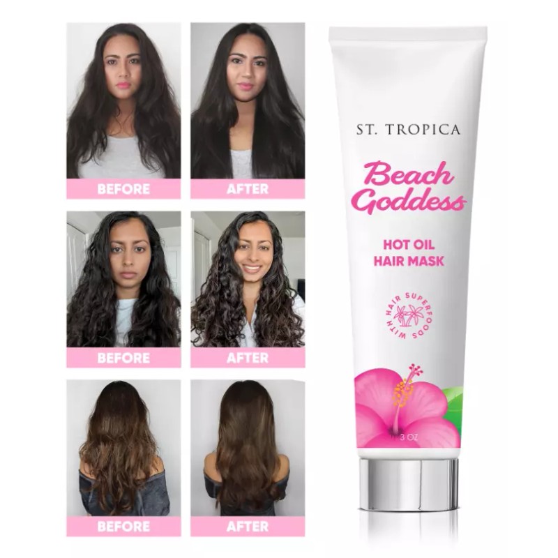 St. Tropica Beach Goddess Hot Oil Hair Mask Treatment for