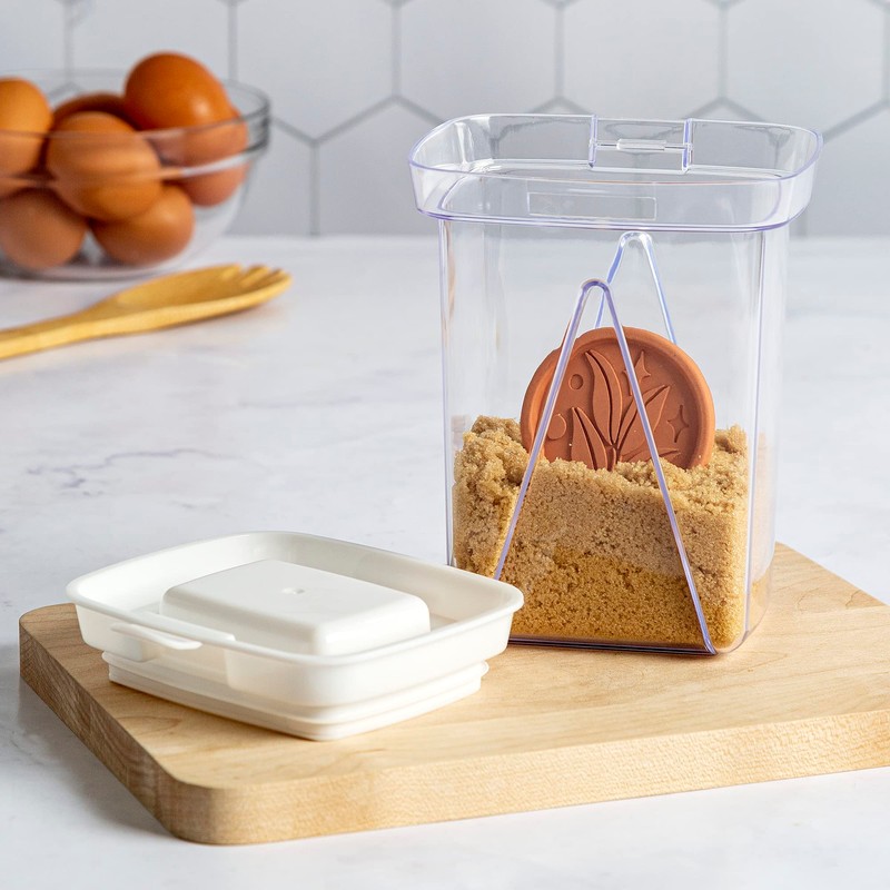 Goodful Brown Sugar Saver and Softener Disc with Airtight Storage