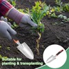 HARFINGTON Garden Hand Shovel 11.81 x 2.95 Aluminum Transplanting Trowel