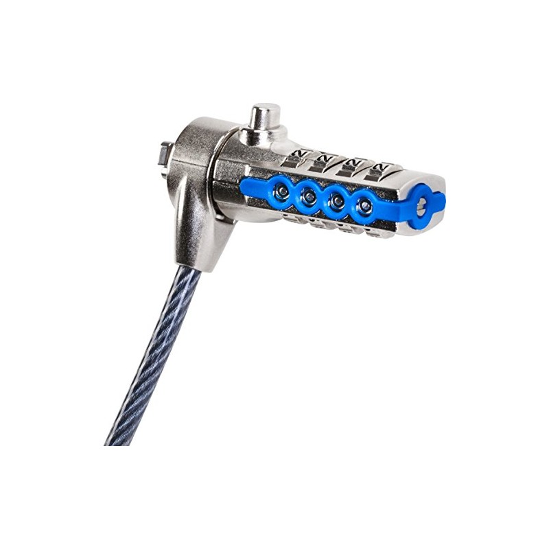 Targus DEFCON T-Lock Resettable Combination Cable Lock for Laptop Computer