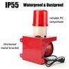 120dB Industrial Light Siren, 24 LED Loud Horn Alarm Siren