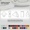 WedDecor 20 Inch Silver Cotton Polyester Table Napkin for Home,