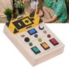 Light Up Sensory Board Noiseless Educational Portable Wooden LED Light