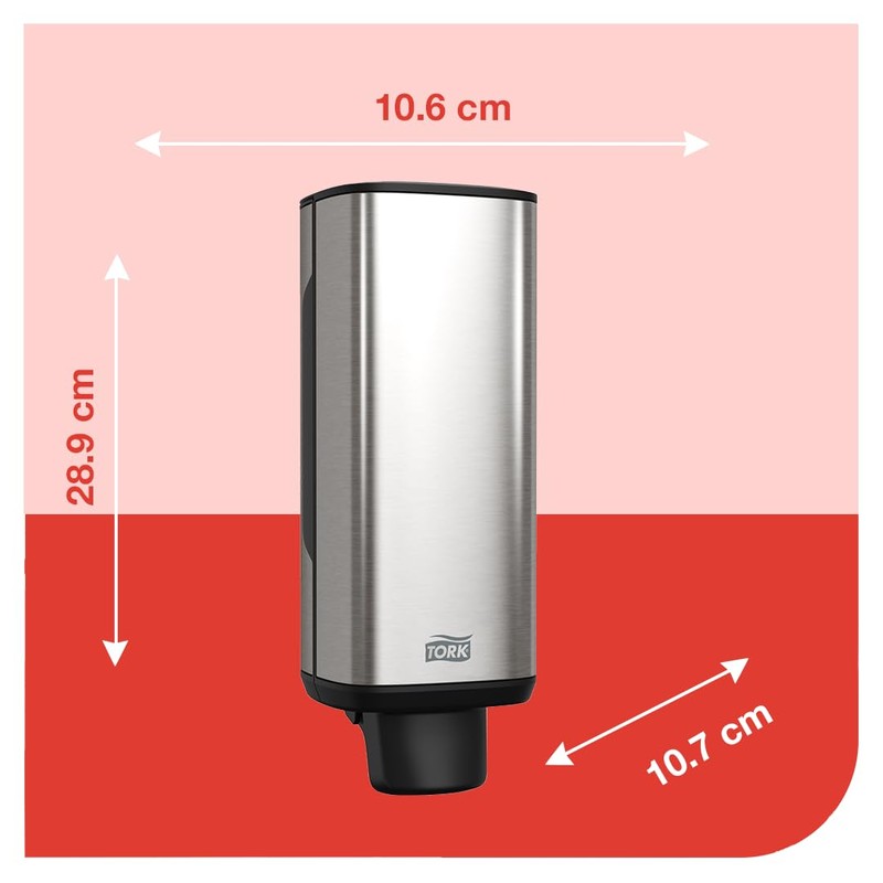 Tork 460.010 Stainless Steel Foam Soap Dispenser