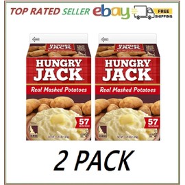 Hungry Jack 2 PACK Hungry Jack Mashed real Idahoan Potatoes 3.25 lbs. Free Shipping - FRESH