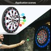 CyeeLife Integrated Dart Shaft and Flights Standard Shape,Dart Accessory Black/Red/Blue/Green/Yellow