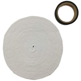 Phalatina Thin Fiber Towel Grip Tape, Plenty of 32.8 ft (10 m), Badminton, Tennis, Squash, End Tape, 15 Times Wrap Around (White)