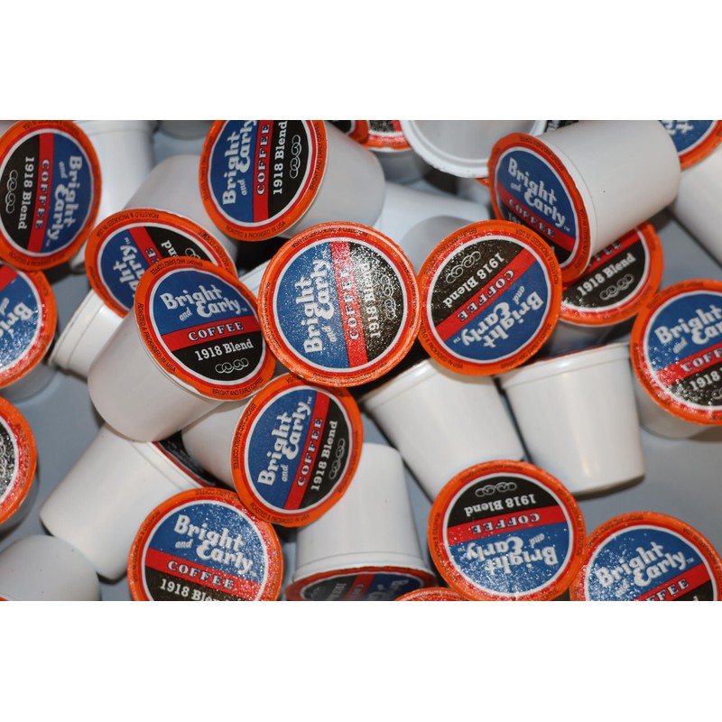 Bright and Early Coffees 1918 Blend K-Cups, Medium Roast, 96