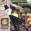 Drip Irrigation Pressure Regulator Kit,25 PSI Pressure Reducer,Inline Drip Irrigation