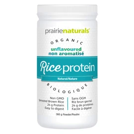 Prairie Naturals Organic Sprouted Brown Rice Protein, Natural, 360g