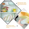 LELE LIFE 4 Pack Same Size Silicone Stretch Lids, Thicker