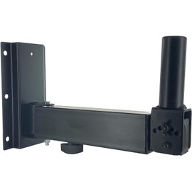 VOYZ Wall Mount Speaker Stand, 90-30 Tilt Adjustable, Solid Steel Construction, Supports 80 lbs