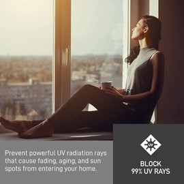 DIY-Snapguard Solutions Nano Ceramic Window Tint (15% VLT) 3' ft x 6.5' ft Roll | Ultra High Heat Control Film for Home, Blocks 99% of UV Rays