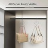AnDock 2 Pack Purse Organizer Hanger for Closet, Heavy Duty