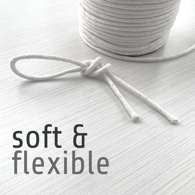 6/32" (3/16") Cotton Piping Cord, Size 1 (70 yds)