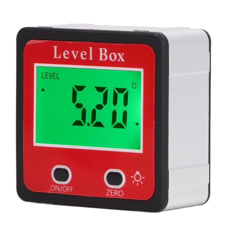 Digital Level Box LCD Display Angle Finder High Accuracy Inclinometer