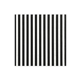 Party deco – Sold by Luftballoonwelt napkins stripes, black and white, approx. 33 x 33 cm, pack of 20