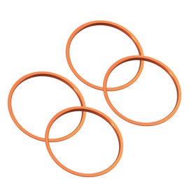 Motoforti Air Conditioning Outer Vent Rings Covers, for Toyota Tacoma 2016-2022, Aluminum Alloy, Orange, 4pcs