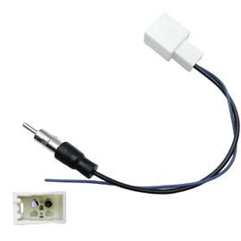 Radio Antenna Adapter Compatible with Toyota Subaru Scion Aftermarket Radio Stereo Antenna Adapter for 4 Runner Camry Corolla Aftermarket Stereo Antenna Connector Replacement DIN Adaptor Cable Plug
