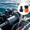 Lyreh Boat Engine Flush Kit, Plastic Jet Boat Motor Ski