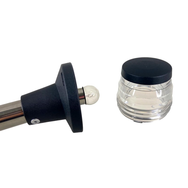 Pactrade Marine Stainless Steel 10" Foldable Warm White All-Round 360