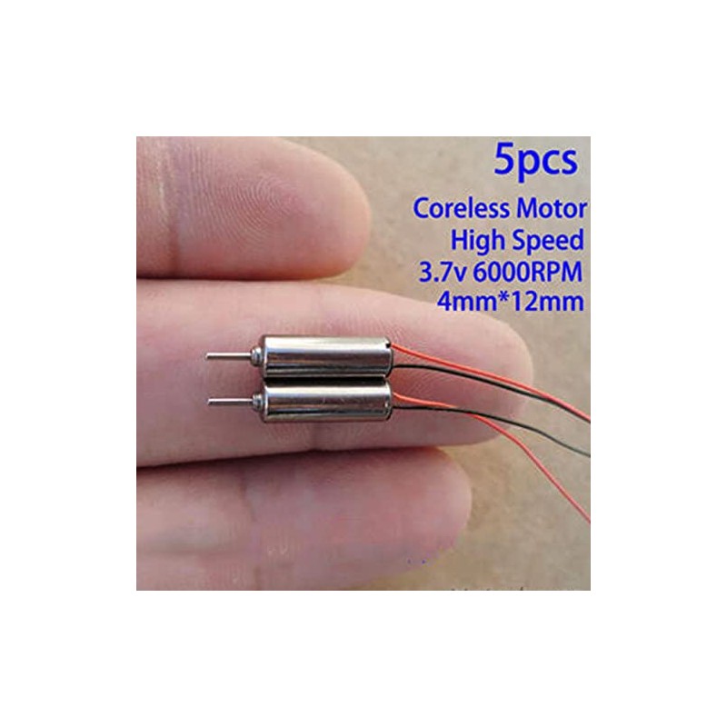 Acxico 5Pcs 4mm Mini Micro DC 3V 60000RPM high Speed