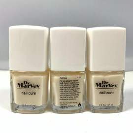 Dr Marvey Nail Cure Long Lasting Professional Manicure 0.5fl.oz./15ml *LOT OF 3*
