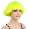 Wiginway Party Wigs Fluffy Straight Bob Wig Fluorescent Green Mushroom