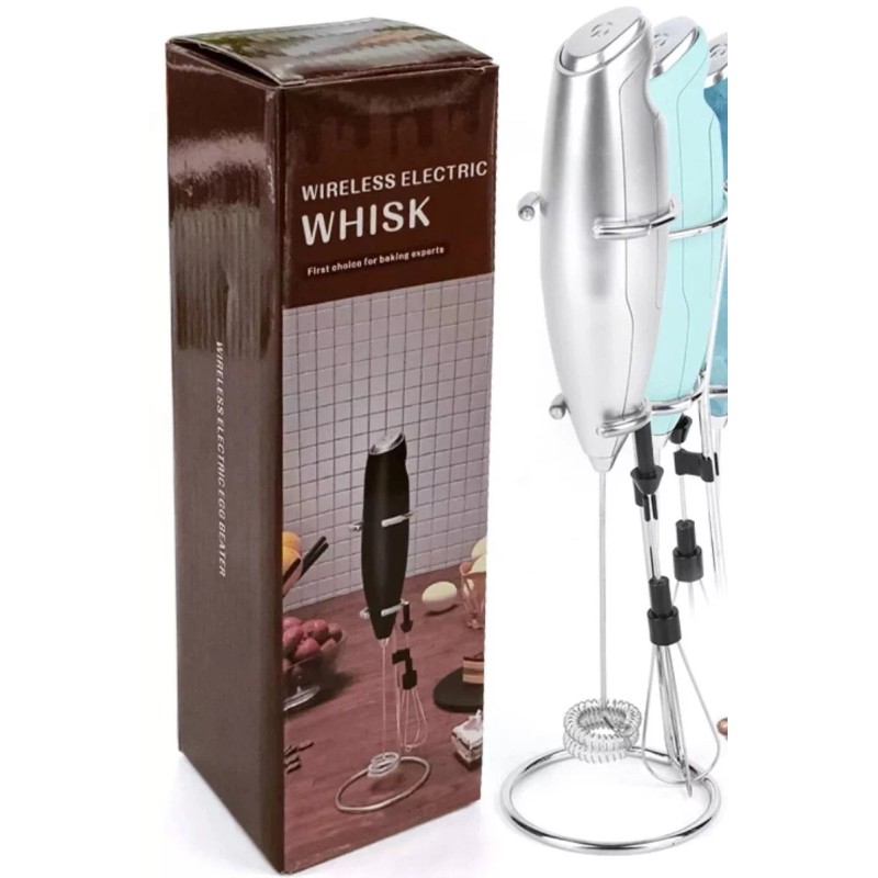 PLUS Wireless Electric Whisk Egg Beater Color Gray Is Amazing