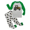 Family Feeling Tractor Baby Boys Long Sleeve Pajamas Sets Cotton