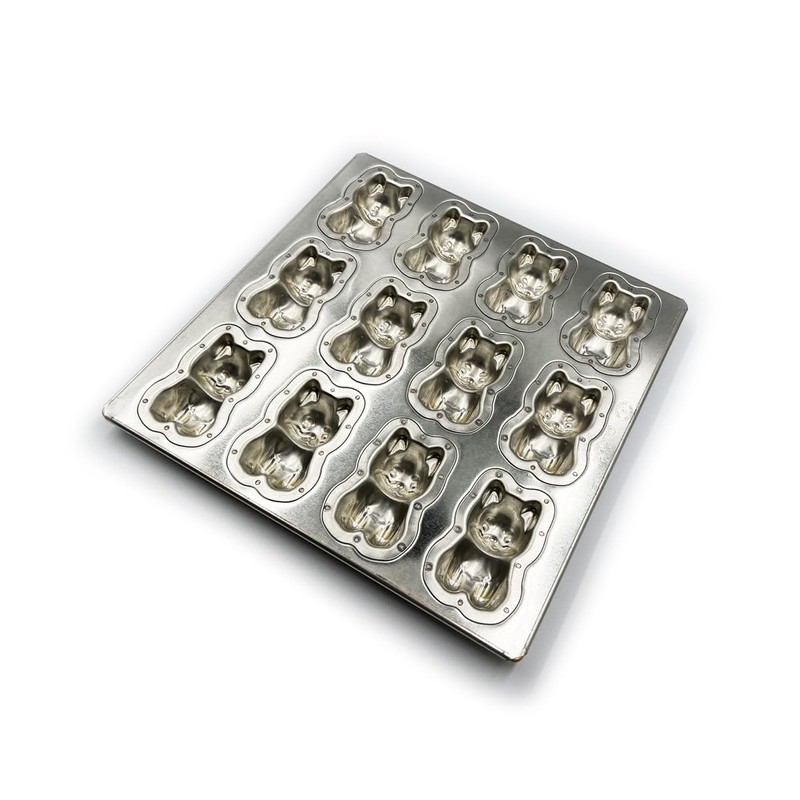 Matsunaga Seisakusho Silver Shiba Inu Wankichi Tabletop 12 Piece