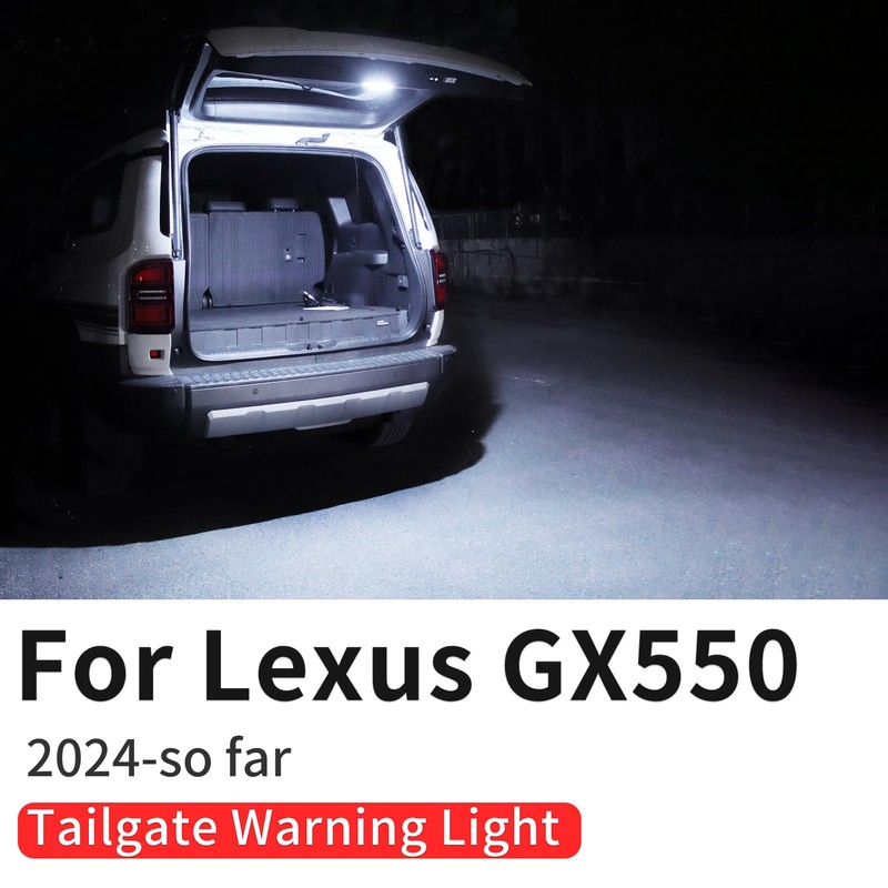 LaIIker Tailgate Decorative Lights for 2024 2025 Lexus GX550 550h