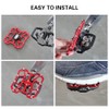 SPD Pedals Aluminum Alloy Clipless Platform Adapter Bicycle Pedals Flat