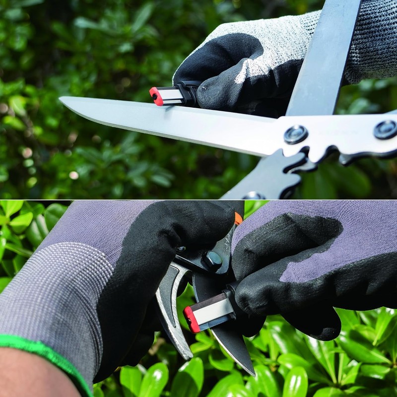 SHARPAL 129N Afilador de cuchillas multiusos para herramientas de jardín