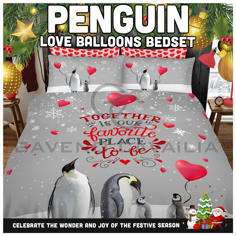 Christmas Duvet Covers Single - Xmas Bedding Sets