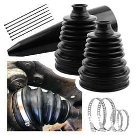 2PCS CV Boot Repair Kit with Expander Tool and Clamps,Silicone CV Axle Boot Repair Kit for 2.32" 2.86" 3.46" Calibers,Universal Tie Rod Boots for Joint Dustproof and Waterproof