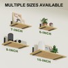 SAYAYO Floating Shelf Brackets Heavy Duty 7 Inch, 1/5 Inch