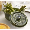 Staub Mini ceramic cocotte 10 cm - Green