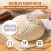 CUNSENR Bread Lame Blades Refill – Stainless Steel Scoring Blades